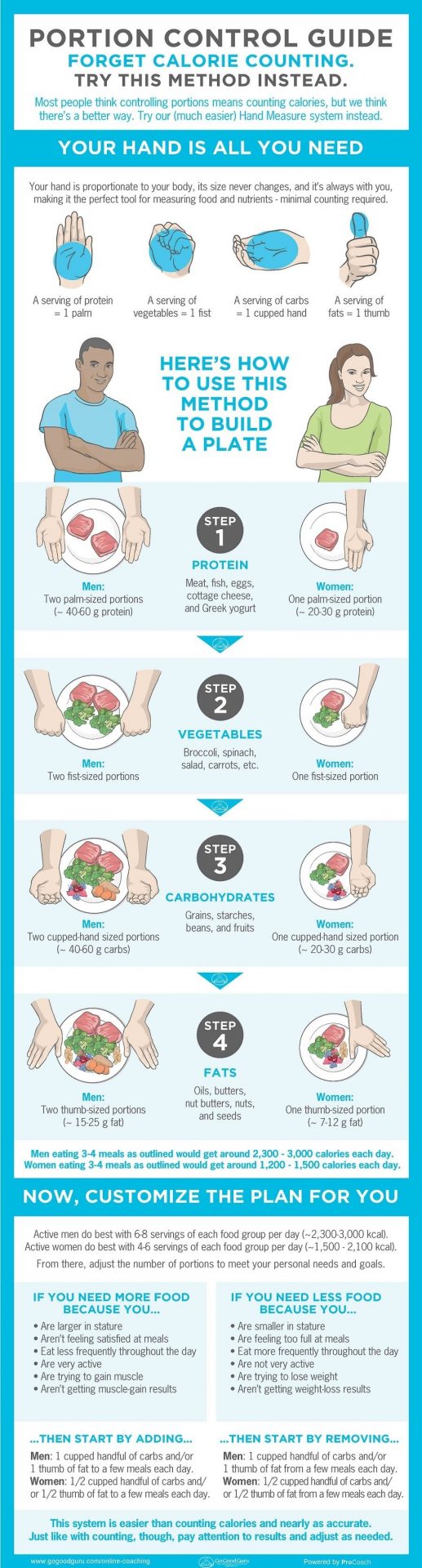 Go Good Guru - Portion Control Guide